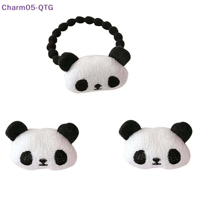 

НОВИНКА: Милые мультяшные плюшевые заколки для волос в форме панды, эластичные резинки для волос для женщин и девочек, аксессуары для волос в форме животных.