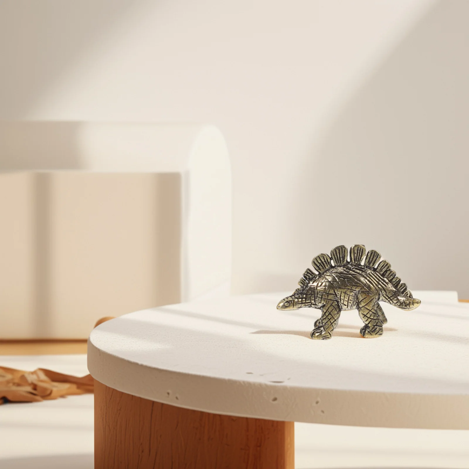 

6Pcs Mini Brass Dinosaur Ornaments Retro Statue Decor Vintage Home Office Garden Sculpture Brass Dinosaur Ornaments