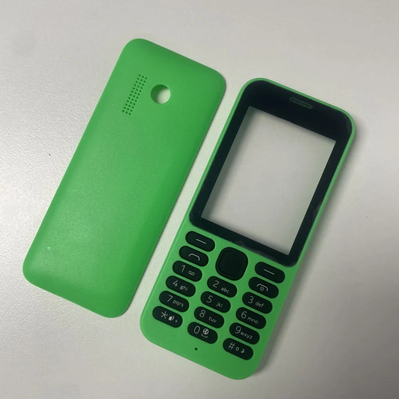 

Передняя крышка корпуса для Nokia 208 с двумя SIM-картами 2080 215 206 2060, чехол для мобильного телефона, клавиатура