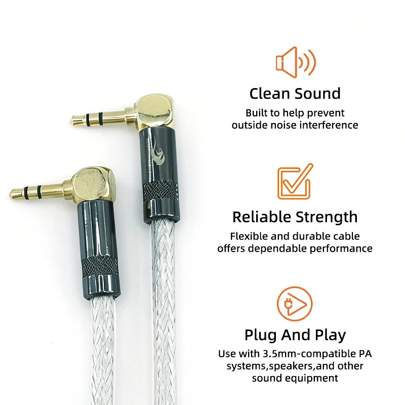 3.5mm Jack Male to Male Audio Cable 5m/10m Long Aux Wire Cord for Phone Headphone Car MP3 Speaker Computer