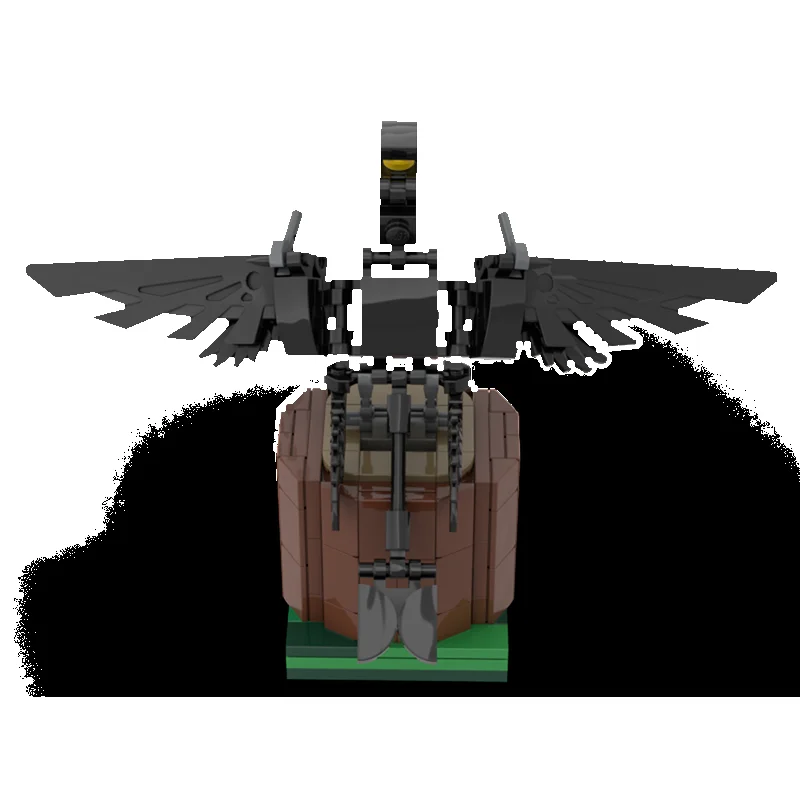 142 pz MOC Microraptor un log Dinosauried Modello Building block Architettura FAI DA TE Educazione creativa Regali Di Natale giocattolo Compleanno