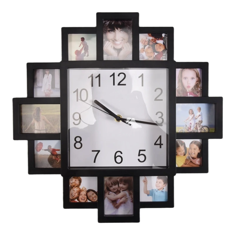 Photo Frame Wall Clock New Diy Modern Desigh Art Picture Clock Living Room Home Decor Horloge-ABPP