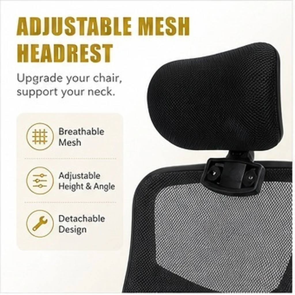 Office Computer Chair Headrest Retrofit Adjustable Computer Chair Head Pillow Office Chair Neck Protection Computer chair Pillow