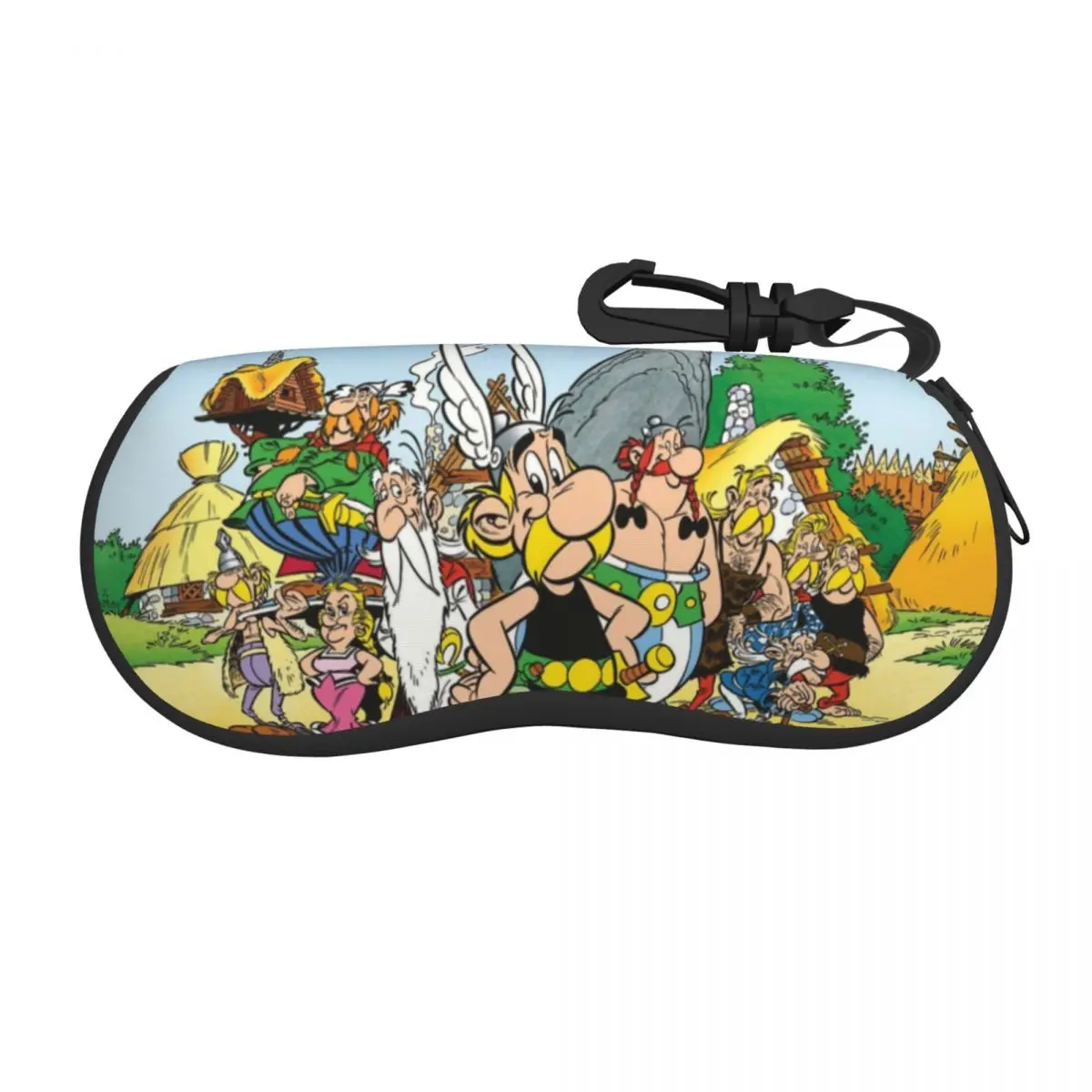 Fashion Anime Asterix e Obelix Shell custodie protettive per occhiali custodia per occhiali da sole carina borsa per occhiali Getafix per cartoni animati Anime