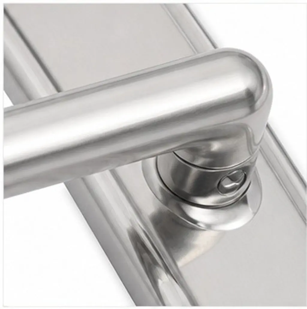 1Set Stainless Steel Pull Handle for Interior Doors High Quality Metal Door Knob Simple Elegant Design Long Term Use Bedroom