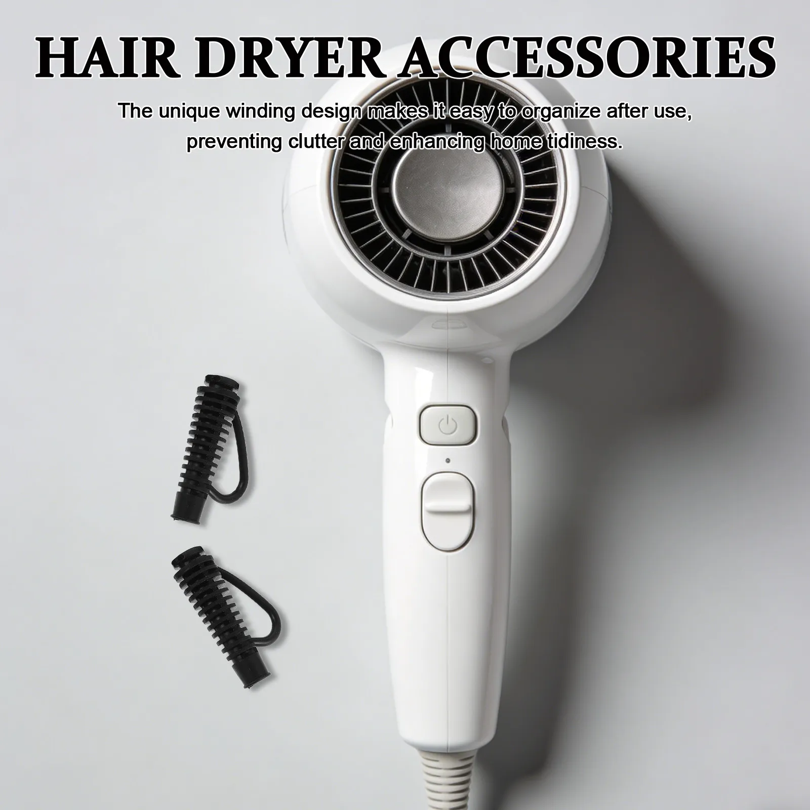 10Pcs Hair Dryer Extension Cord Protector High-Temperature Plastic Anti-Bend Cable Sleeve Strain Relief Boot Repair Parts Blow