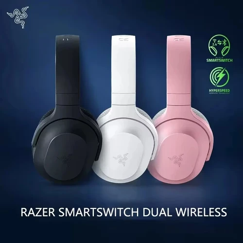 Imagen 2 del producto Razer Barracuda X Auriculares inalámbricos para juegos, Leve, 2,4 GHz Wireless Plus Bluetooth, controladores 250g-40 mm, Novo modelo, 2022