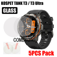 5pcs for KOSPET TANK T3 Ultra Tempered Glass Smart watch Screen Protector 9H 2.5D Film