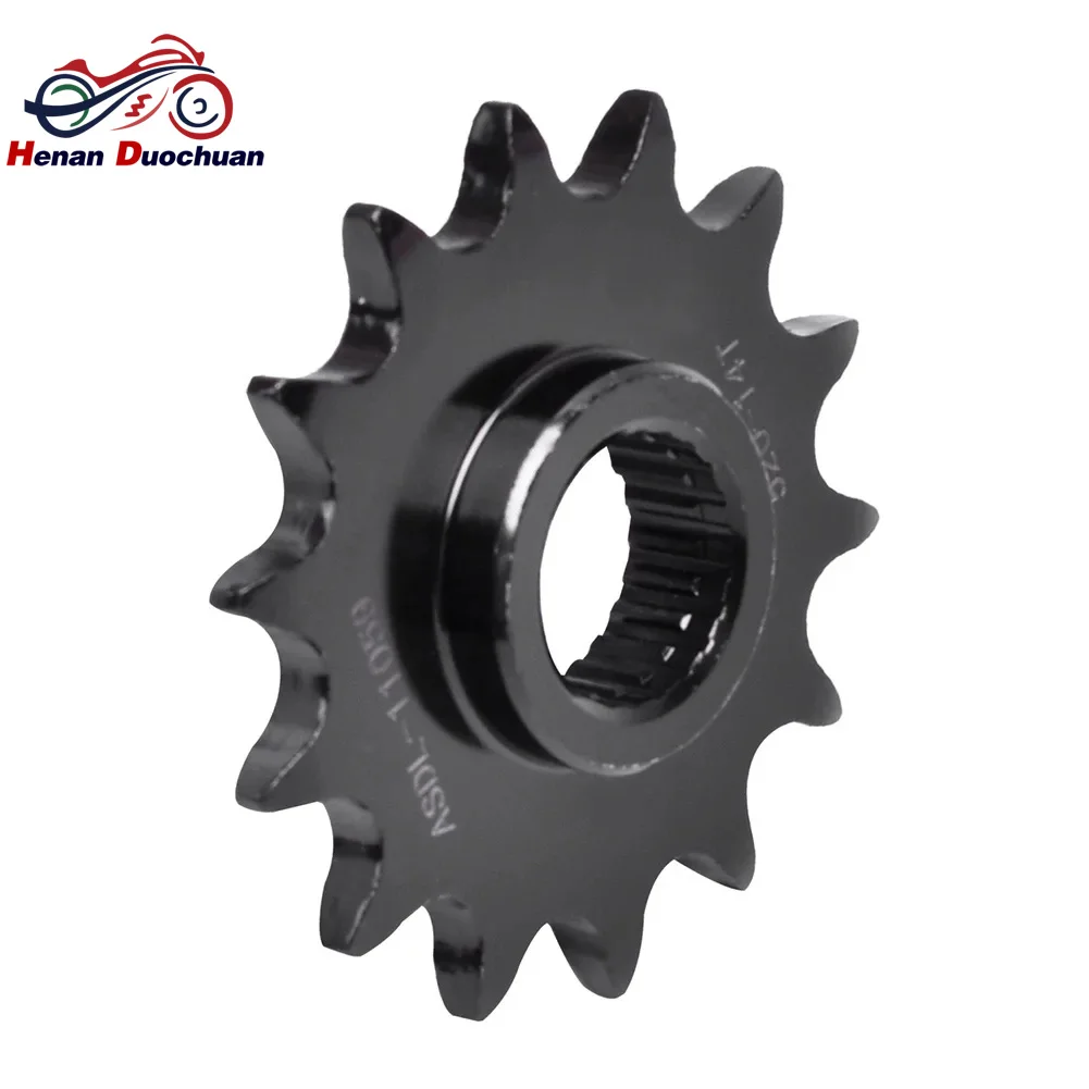 520 14T Front Sprocket for Yamaha YFM250 Raptor 2008-2013 ATV Counter Shaft Gear 45# Steel Transmission Parts YFM250R