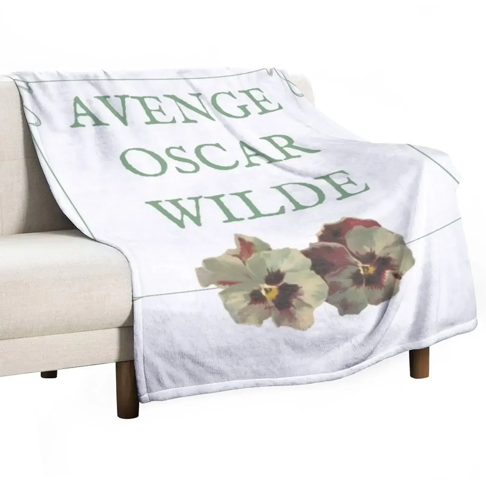 New Avenge Oscar Wilde Throw Blanket Warm Beautifuls Designers blankets and throws Furry Kid'S Blankets