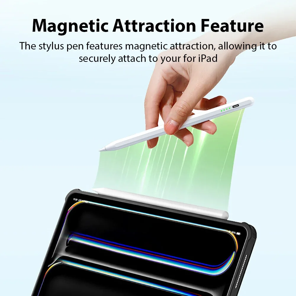 

Стилус для Apple Pencil для iPad A16 Air 11 5 4 Pro 11th 13 12.9 M4 M3 M2 Ручки 10 9 10-го 9-го поколения Mini 7 6 2025 Touch Pen