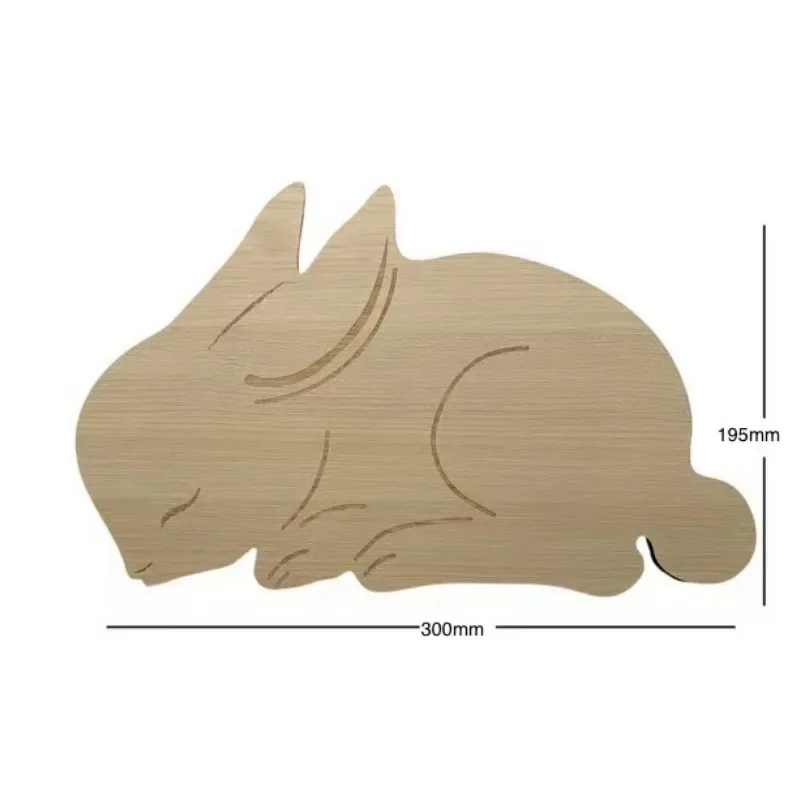 Baby Room Wall Ornaments Bunny Bird Butterfly Wooden Wall Sticker Children\'s Room Wall Decoration Kids Room Decor Accessories