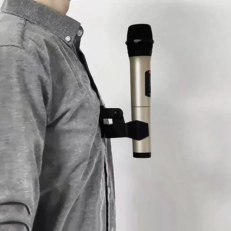  حامل ميكروفون مثبت على الرقبة للسحرة، حامل صغير غير مرئي لأداة الوهم الاحترافية السحرية في الشارع #3