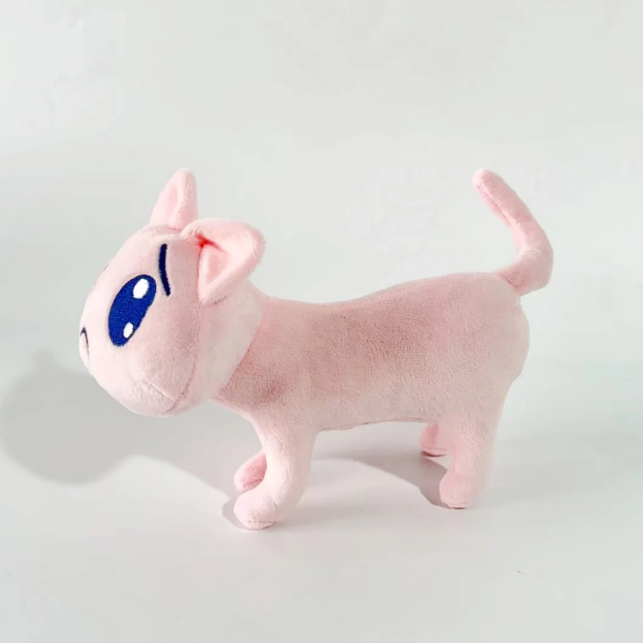 جديد الكرتون الوردي حزين القط ألعاب من القطيفة لطيف صغير غير سعيد القط الحيوانات أفخم دمية عيون كبيرة القط محشوة بلوشي حفلة هدية غرفة ديكور