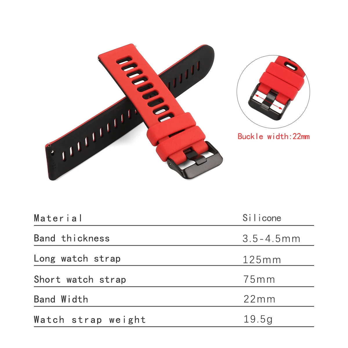 العالمي ساعات سيليكون العصابات استبدال الأشرطة ل Garmin Forerunner 245 645 أسود أحمر اللون مقاوم للماء سوار ساعة رياضية