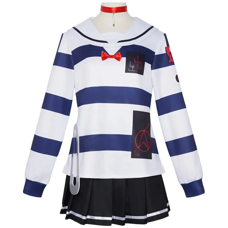 

Amemiya Hundred Line Cosplay Costume with Wigs for Girls Last Defense Academy Anime Game Role-playing Darumi Dress-up Kit