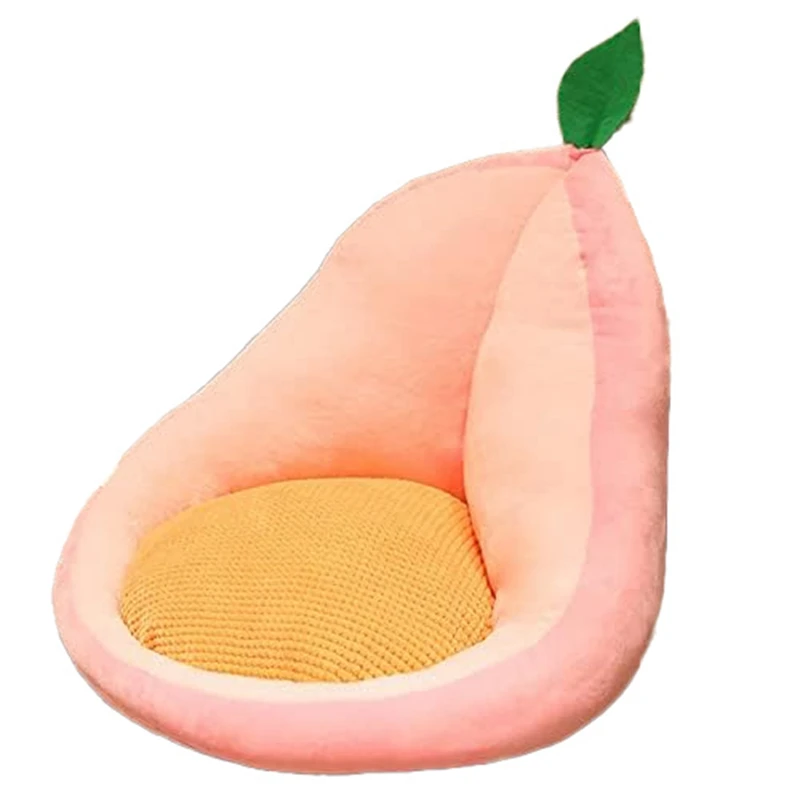 Chair Cushion Cute Fruit Shaped Chair Cushion Thicken Plush Seat Cushion Chair Pad Back Support Armchair Pillow Seat Cushion