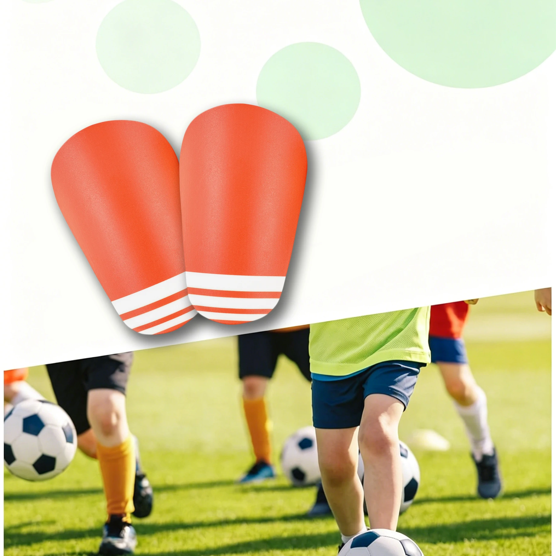 Professional small size football shin guard, mini master board, shin guard with football pattern, small shin guard