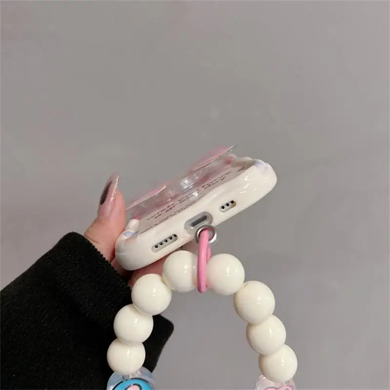 Cute Bow Bracket Holder Case For Samsung Galaxy A15 A54 A21S A22 A23 A24 A31 A32 A33 A34 S24 Plus Ultra Bracelet Chain Cover image 6