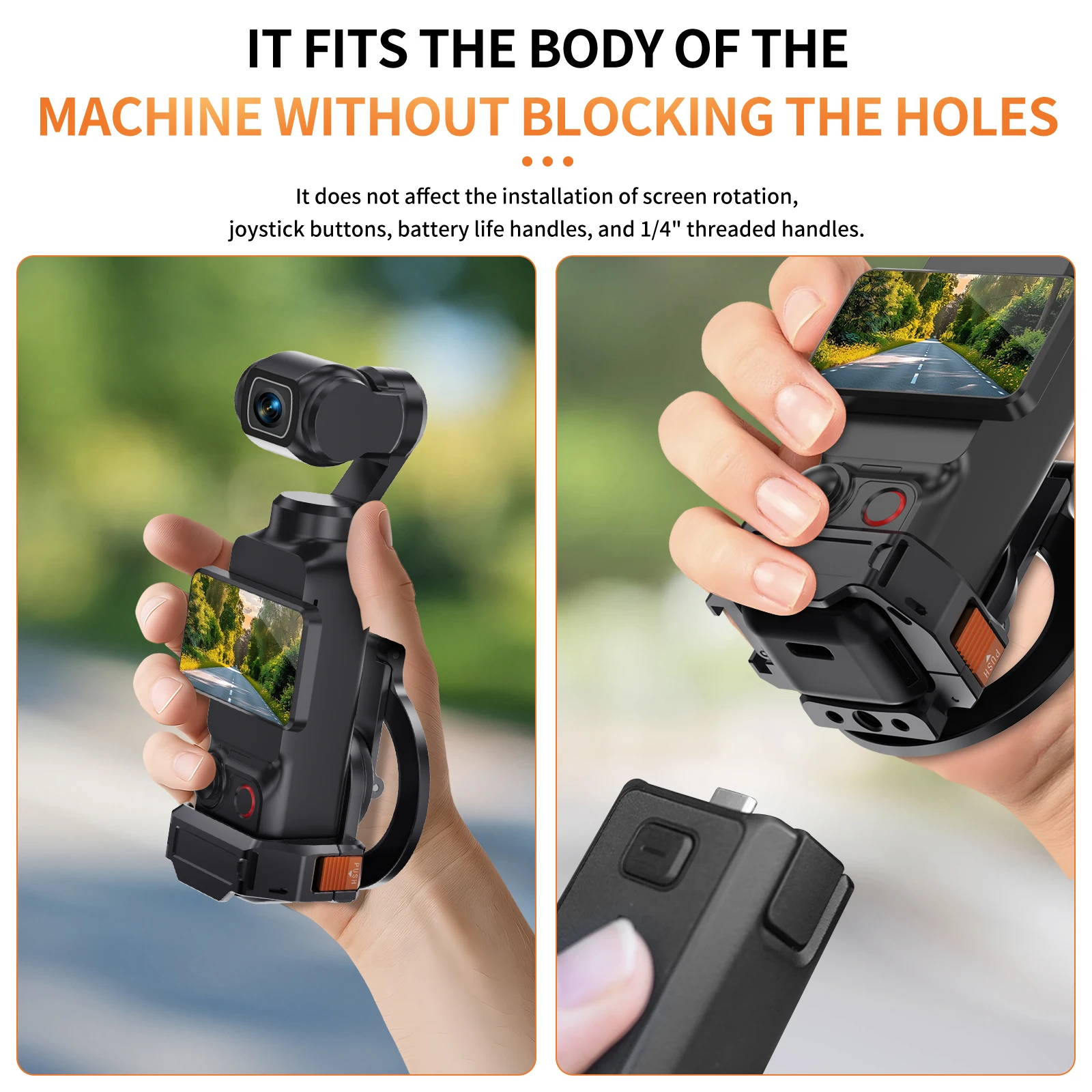 Pocket3 Magnetic Mount Stand for DJI Osmo Pocket 3 Accessories Magnet Expansion Adapter Bracket Phone Holder for Video Vlogging