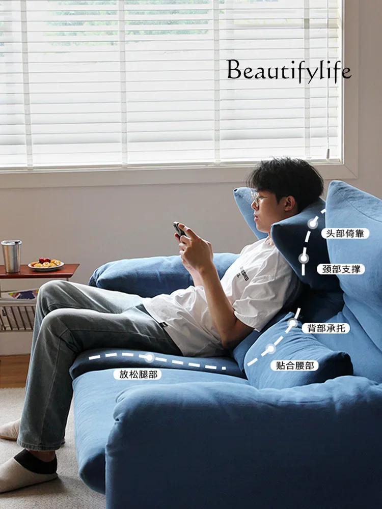 A44 Sofa fabric medieval living room small apartment double can be customized disassembly and cleaning