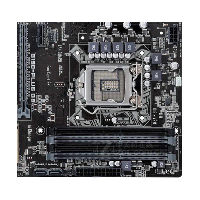 中古デスクトップPC用マザーボード,B150-PLUS d3,lga 1151,ddr3,32gb,intel b150,sata III,usb 3.0