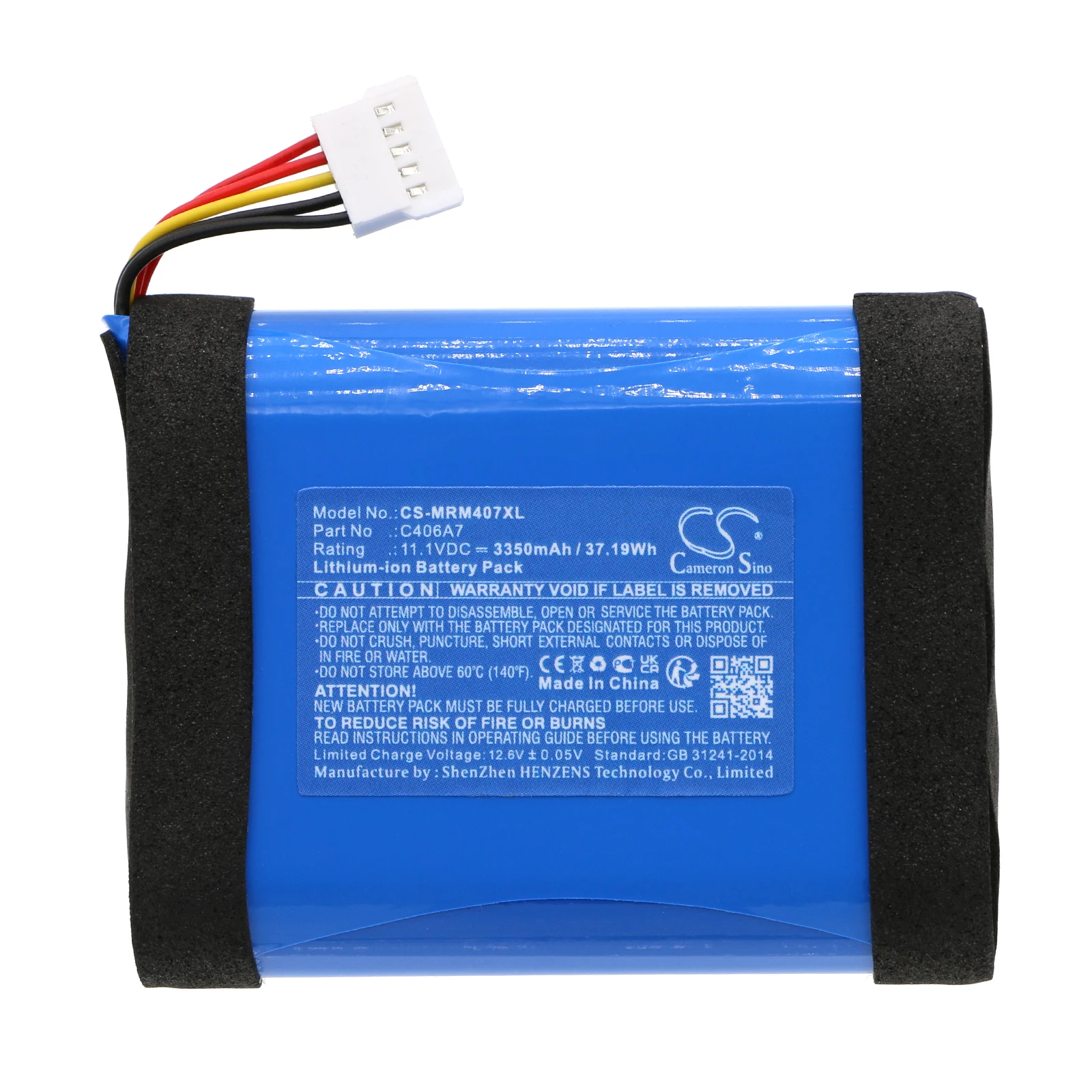 CS Replacement Battery For Marshall Middleton C406A7 3350mAh / 37.19Wh Audio