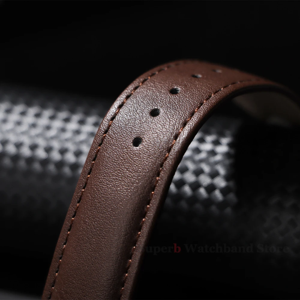 Ремешок для часов из воловьей кожи 18 мм, 20 мм, 22 мм, браслет из телячьей кожи, универсальный сменный браслет, аксессуары для мужчин и женщин