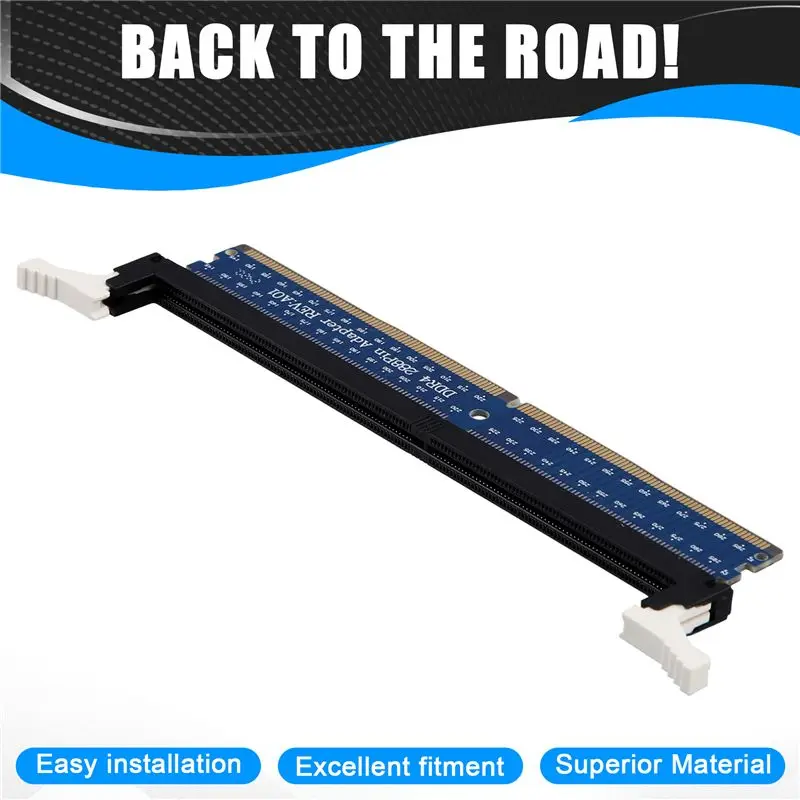 ABGN DDR4 288Pin DIMM Adapter Riser Memory Tester Memory Protection Card Card Circuit Expansion Board Raiser Card Big Ear