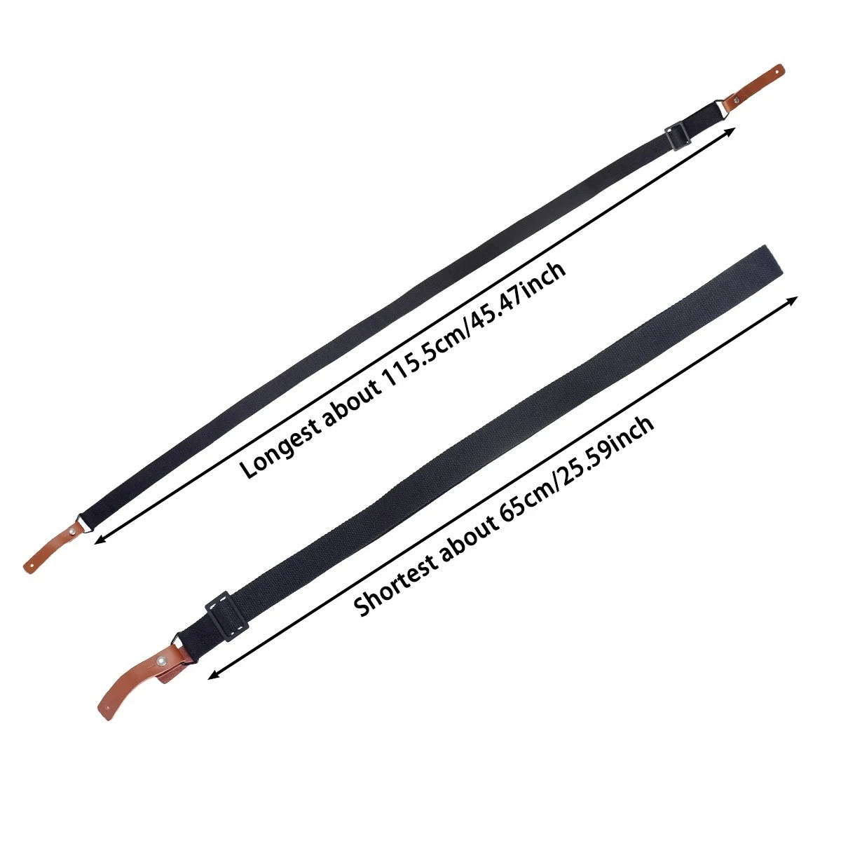 تكتيكات في الهواء الطلق AK بندقية حزام بقاء حزام قابل للتعديل الجلود نقطتين التكتيكية AK بندقية حزام بقاء حزام الصيد AR15 M4 #6