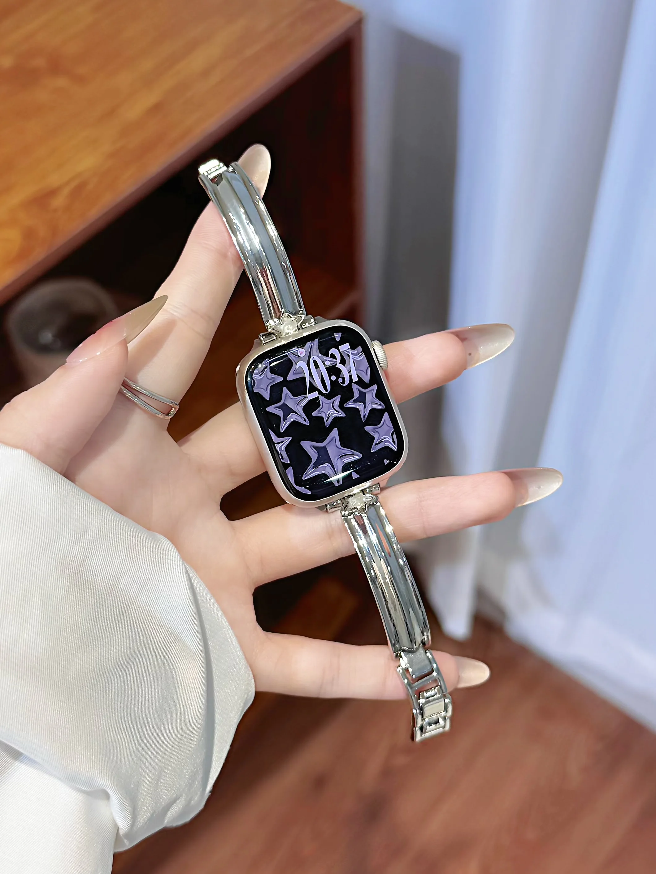 ممتاز لسوار Wave Star ساعة أبل وسلسلة S10/8/7/6/3/4/5/9 41 مم 38 مم 42 مم 44 مم 40 مم 45 مم 46 مم حزام