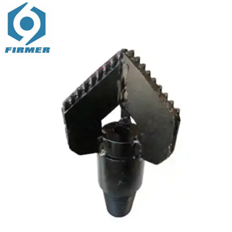 42 50 Twist Drill Pipe Rock Water Well Three Blades Drilling Bit For Hard Rock Mining 3 Wings Alloy Drill Bit