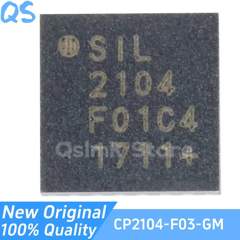 

New Original CP2104-F03-GM 2104 QFN-24 Bridge USB to UART IC chip