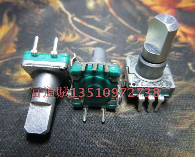 Japan ALPS import high precision encoder pulse switch 360 degrees EC11-30 bit 15mm half shaft switch