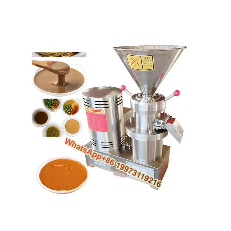 Molinillo de café eléctrico Industrial y planta procesadora de leche de nueces para hacer mantequilla de maní, nueces de tigre, moler leche de almendras
