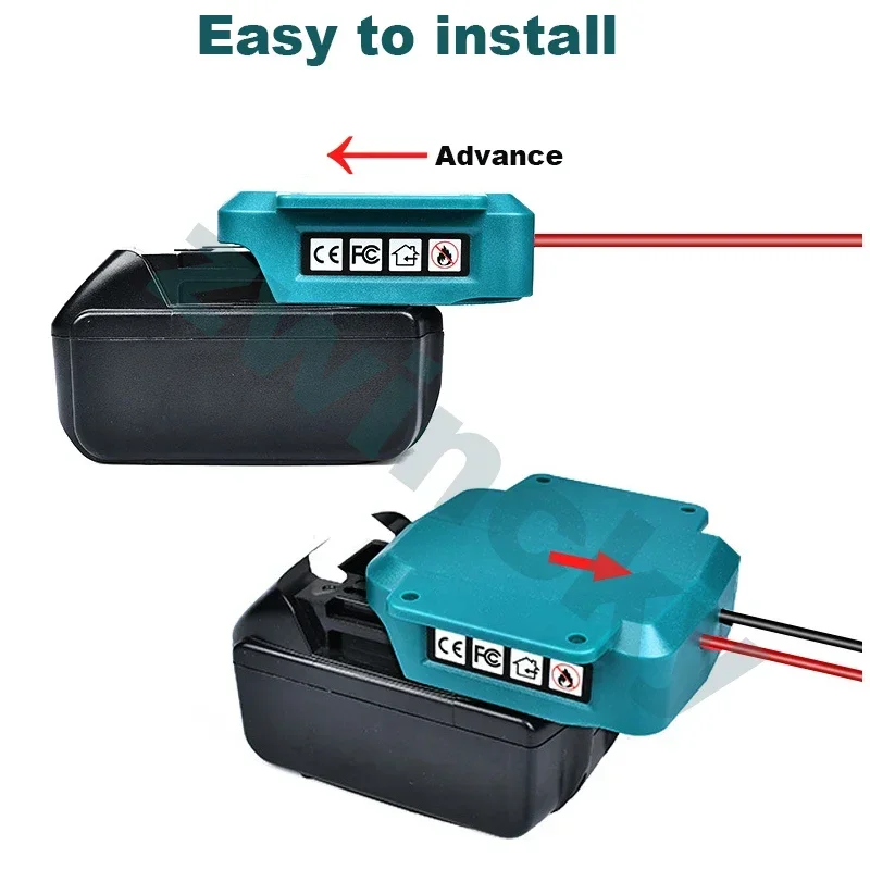 Cavi jumper per Makita 18V Batteria agli ioni di litio Batteria per auto Jump Starter Cavi booster automobilistici con interruttore fusibile 30A