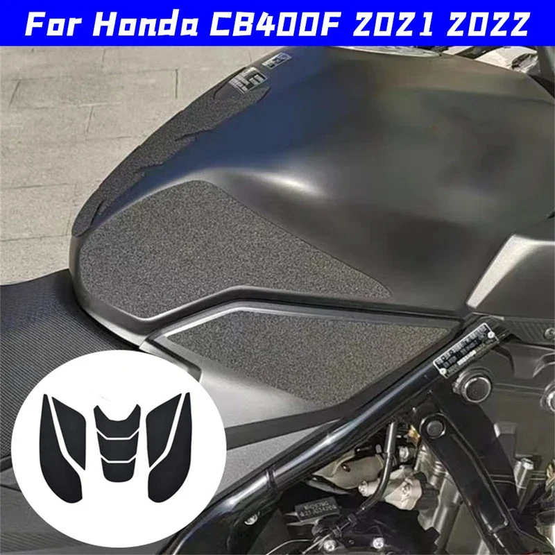 لهوندا CB400F 2021 2022 CB400 دراجة نارية المضادة للانزلاق خزان زيت الوقود وسادة الجانب قبضة الركبة ملصق مائي حامي ملصق