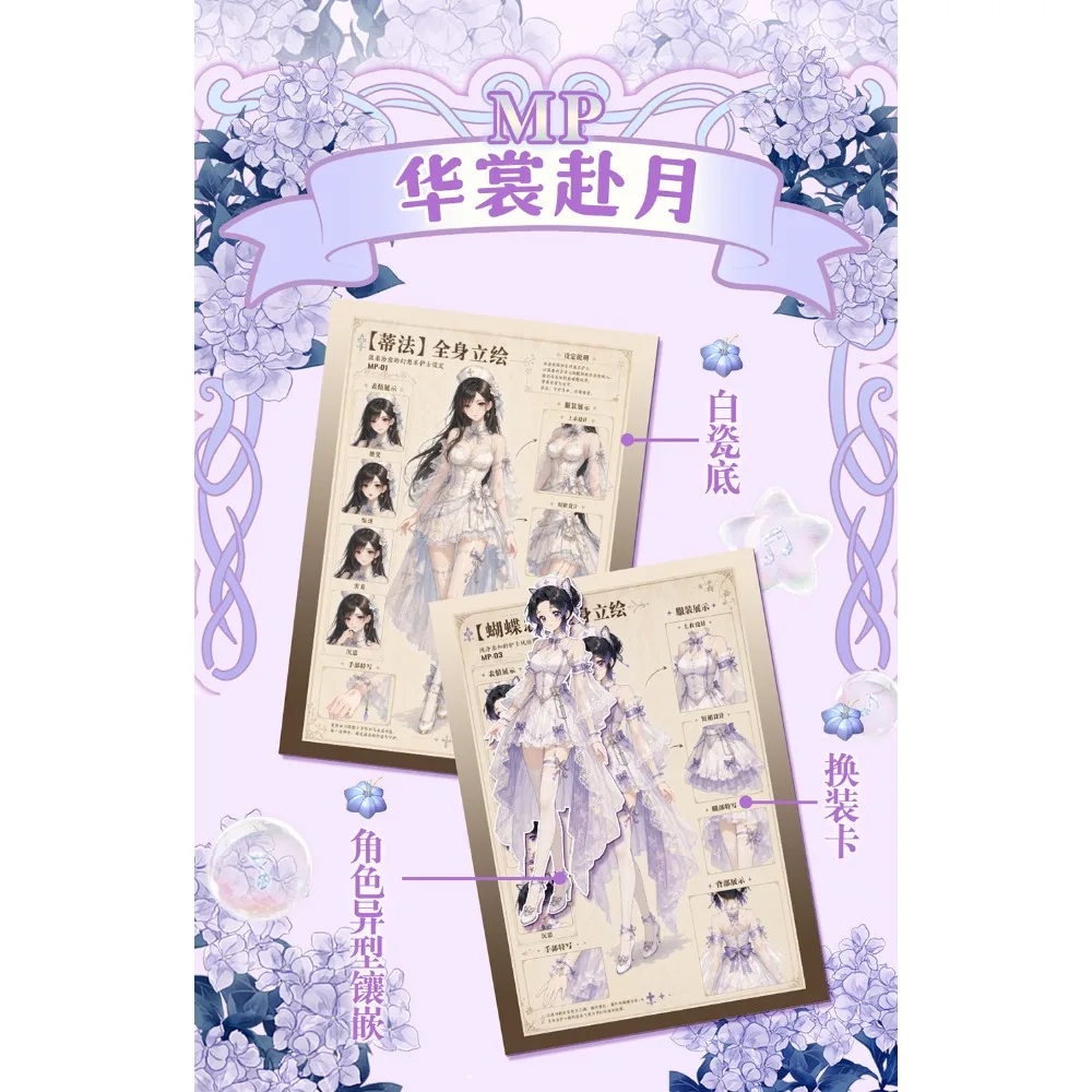 Peach 2 Exquisite Unique Collection Cards Anime Game IP Highly Popular Character Party Visual Feast Charm Hobby Cards Toy Gifts