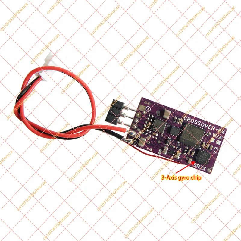 2.2g Micro RC Airplane Receiver RX42E, FlySky Futaba FrSky Spektrum Compatible, Built-in 5A Brushless ESC
