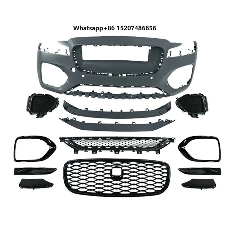 For 2016-2019 for  XF Front Bumper Kit New Model Upgrade and Replacement with Included Clips Auto Parts for Car Protection