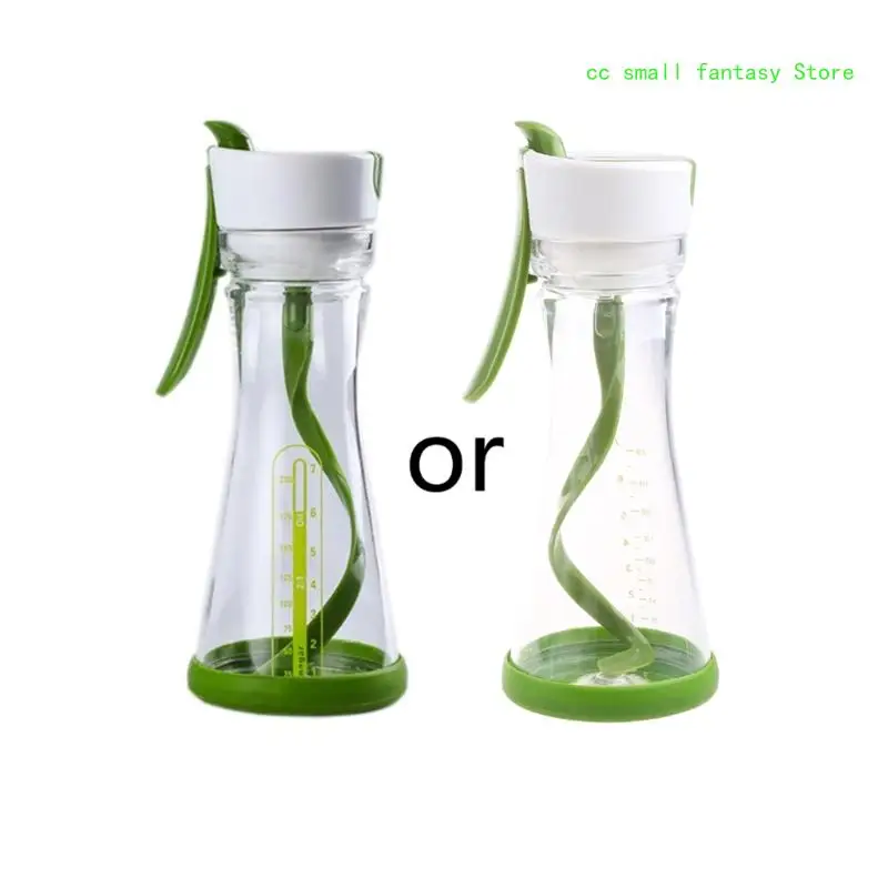 R3MA Manual Mixing Cup Salad Dressing Stirring Blending Mixer Bottle Seasoning Sauce Dipping Juice Container Shaker