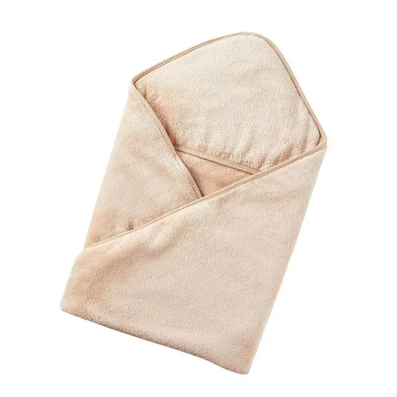 

D7YD Hooded Baby Bath Towels Soft & Absorbent Towel with Hood Multiple Color for Option for Newborns Infants Toddlers & Kids