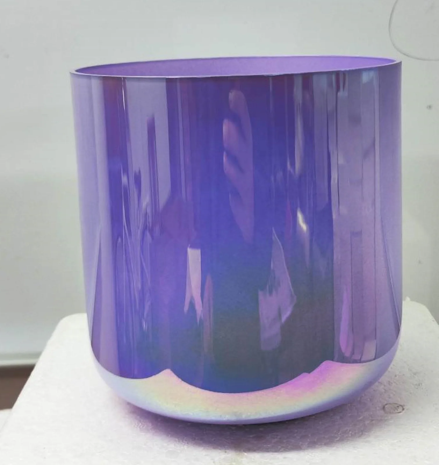 6inch F Note Colored Cosmic Alchemy Crystal Singing Bowl Chakra With Mallets,O-ring Included for Yoga Sound Healing Bath
