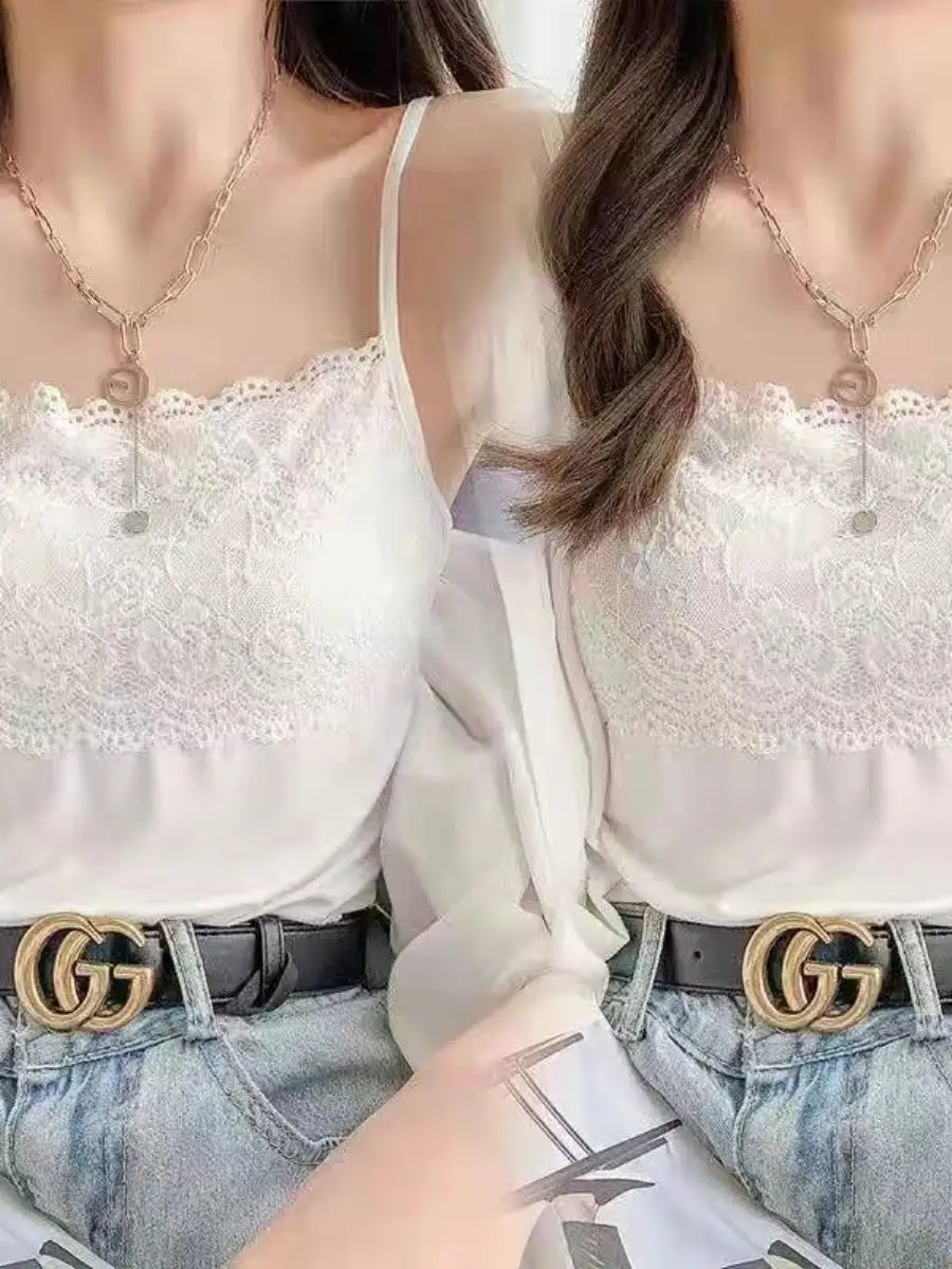 colete-feminino-cropped-de-renda-blusa-base-ajustada-tamanho-grande-branco-com-bolso-interno-e-lenco-estilo-executivo
