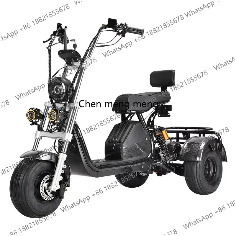 

Electric Motorcycle Adult Electric Off-road 2000W48V20AH Electric Bicycle Double Seat Mountain Fat Tire Mobility Scooter