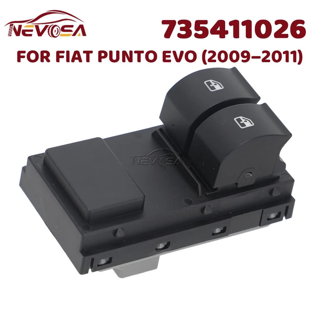 For Fiat Fiat Punto Evo 2009 2010 2011 Power Window Lift Control Switch 735428719 735411026 735380445  735411027 735411026