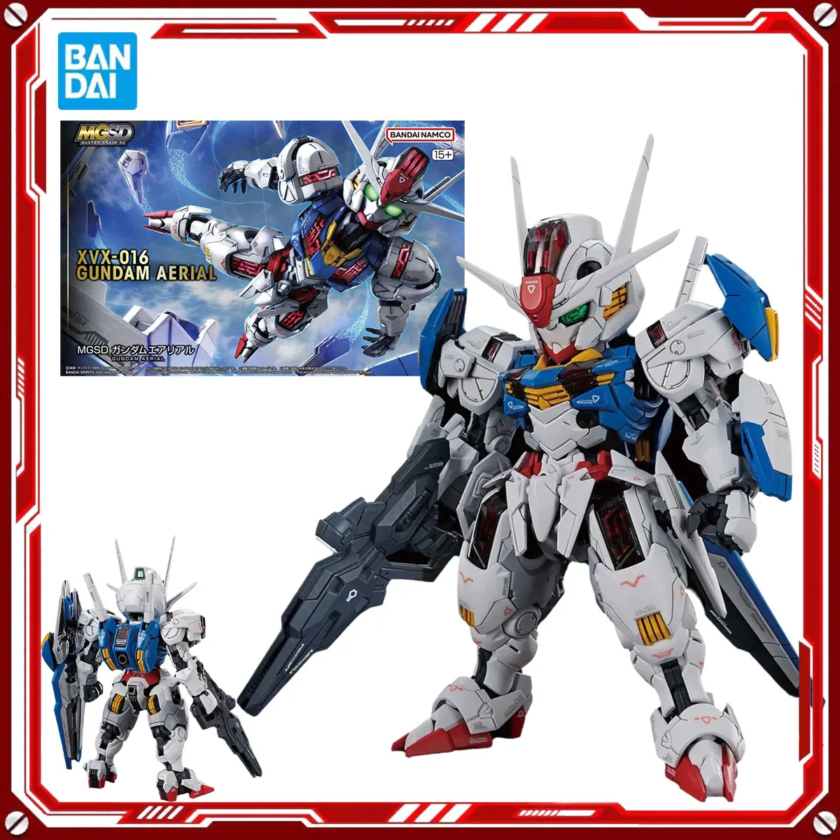 

Bandai натуральная аниме-модель Gundam, наборы моделей GUNDAM AERIAL, игрушки MG, экшн-фигурка, сборная модель, подарок для детей, рождественский подарок