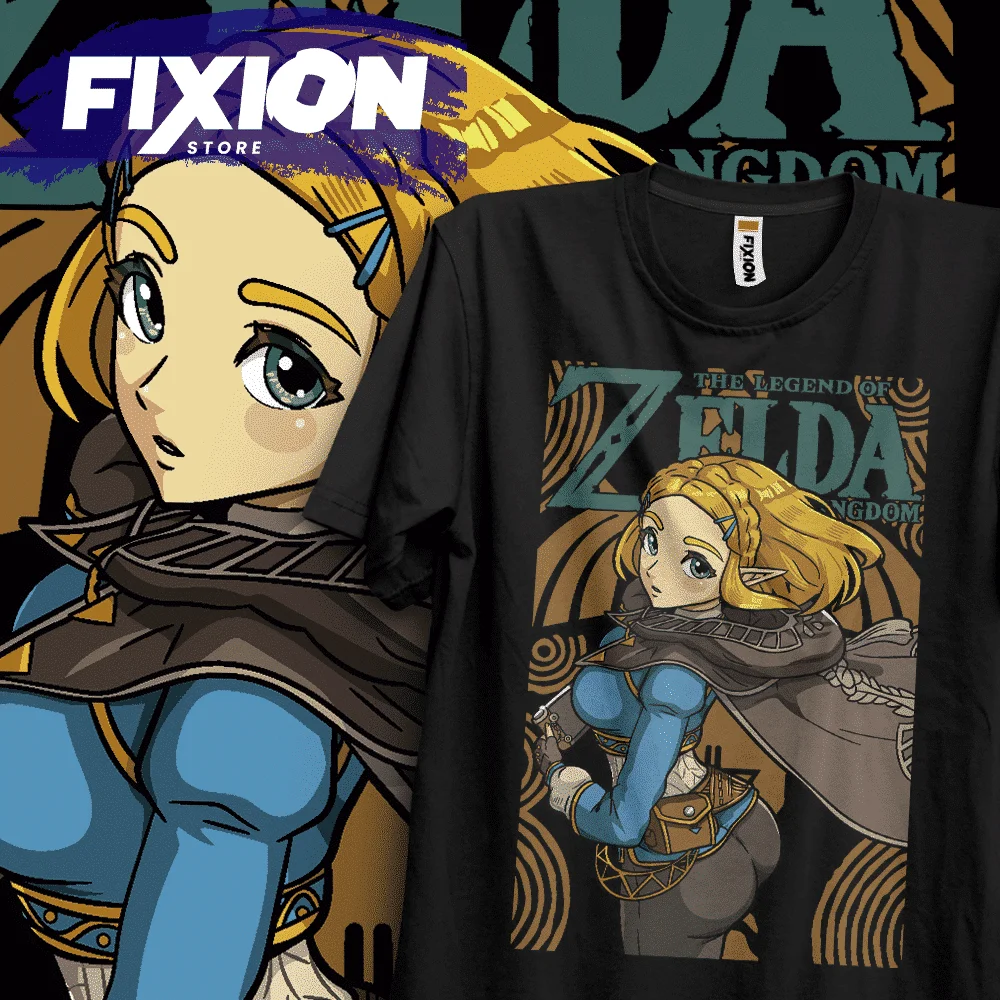 The Legend of zel N VERSION FULL COLORAnime T Shirt Manga Gift For Anime Lover All Size Cotton