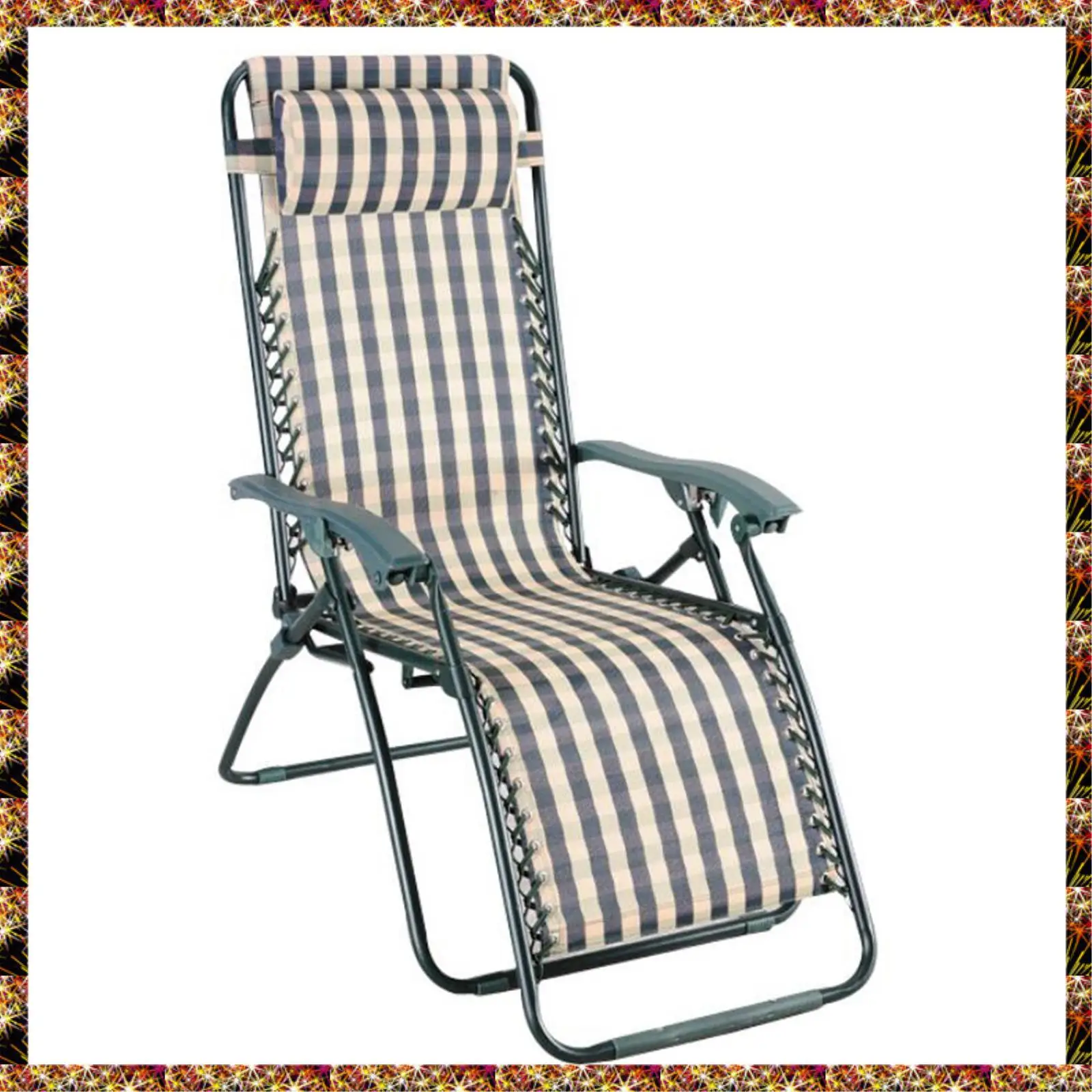 BTCL Recliner Buteslin Mesh Складной стул Обеденный перерыв Пляжный стул Тканевая сетка
