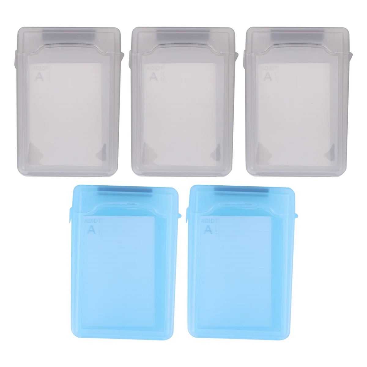 Supernew 5 PCS 3.5 "Portable IDE Sata HDD External Case Hard Drive Case Hard Case Plastic Protection case